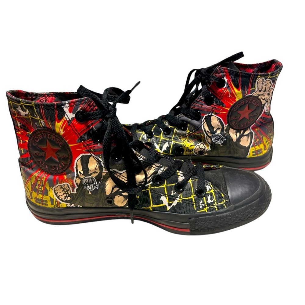 Converse Chuck Taylor High Tops DC Comics The Dark Knight Rises Bane sz6M/8W